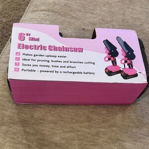 Pink Mini Electric Chainsaw